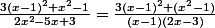 \frac{3(x-1)^2+x^2-1}{2x^2-5x+3}=\frac{3(x-1)^2+(x^2-1)}{(x-1)(2x-3)}