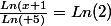 \frac{Ln(x+1}{Ln( 5)}=Ln(2)