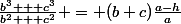 \frac{b^{3} + c^{3}}{b^{2} + c^{2}} = (b+c)\frac{a-h}{a}