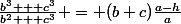 \frac{b^{3} + c^{3}}{b^{2} + c^{3}} = (b+c)\frac{a-h}{a}