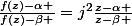 \frac{f(z)-\alpha }{f(z)-\beta }={{j}^{2}}\frac{z-\alpha }{z-\beta }