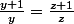 \frac{y+1}{y}=\frac{z+1}{z}