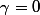 \gamma=0