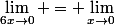 \lim_{6x\to0} = \lim_{x\to0}