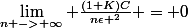 \lim_{n -> \infty} \frac{(1+K)C}{n\epsilon ^{2}} = 0