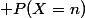 \mathbb P(X=n)