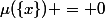 \mu(\{x\}) = 0