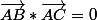 \overrightarrow{AB}*\overrightarrow{AC}=0