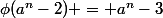 \phi(a^n-2) = a^n-3