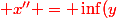 \red x'' = \inf(y;\sup (x'';x'))
