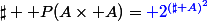 \sharp \mathfrak P(A\times A)=\blue 2^{(\sharp A)^2}