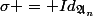 \sigma = Id_{\mathfrak{A}_n}