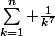\sum_{k=1}^{n} \frac{1}{k^7}