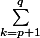 \sum_{k=p+1}^q&nbsp;&nbsp;a_k