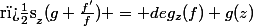 \text{r�s}_z(g \frac{f'}{f}) = deg_z(f) g(z)