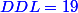 \textcolor{blue}{DDL=19}