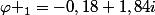 \varphi _1=-0,18+1,84i