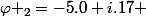 \varphi _2=-5.0+i.17 