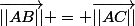 \vec{||AB||} = \vec{||AC||}