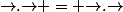 \vec{}.\vec{} = \vec{}.\vec{}