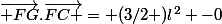 \vec{ FG}.\vec{FC }= (3/2 )l^2 -0