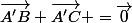 \vec{A'B}+\vec{A'C} =\vec{0}