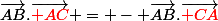 \vec{AB}.\vec{\red AC} = - \vec{AB}.\vec{\red CA}