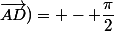 (\vec{AB};\vec{AD})= - \dfrac{\pi}{2}