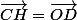 \vec{CH}=\vec{OD}