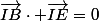 \vec{IB}\cdot \vec{IE}=0