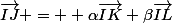 \vec{IJ} =  \alpha\vec{IK}+\beta\vec{IL}