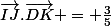 \vec{IJ}.\vec{DK} = \frac{3}{5}
