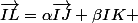 \vec{IL}=\alpha\vec{IJ}+\beta{IK} 