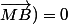 cos(\vec{AK};\vec{MB})=0
