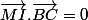 \vec{MI}.\vec{BC}=0