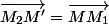 \vec{M_{2}M'}=\vec{MM_{1}}