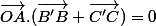 \vec{OA}.(\vec{B'B}+\vec{C'C})=0