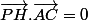 \vec{PH}.\vec{AC}=0