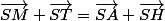 \vec{SM}+\vec{ST}=\vec{SA}+\vec{SH}