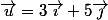 \vec{u}=3\vec{\imath}+5\vec{\jmath}