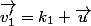 \vec{v'_1}=k_1 \vec{u}