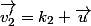 \vec{v'_2}=k_2 \vec{u}