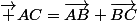 \vec {AC}=\vec{AB}+\vec{BC}