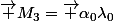 \vec {M_3}=\vec {\alpha_0\lambda_0}
