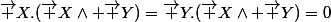 \vec {X}.(\vec {X}\wedge \vec {Y})=\vec {Y}.(\vec {X}\wedge \vec {Y})=0