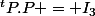 ^tP.P = I_3