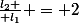 {l_2 \over l_1} = 2