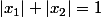 |x_1|+|x_2|=1