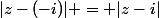 |z-(-i)| = |z-i|