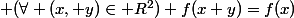  (\forall (x, y)\in R^2) f(x+y)=f(x)&times;f(y),